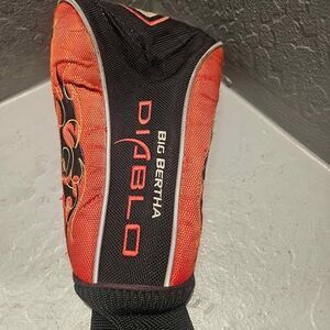 Callaway Diablo Big Bertha Driver Cover Golf Red White and Black